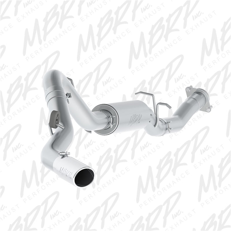 MBRP Armor Lite Series Cat Back Exhaust System for 2007-2010 Chevrolet Silverado 2500HD 6.0L V8 - 3.5 Inch Single Side Exit with Aluminized Steel Construction