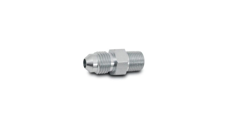 Vibrant Performance -4AN to 1/8 inch NPT Straight Adapter Fitting in Black