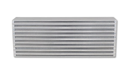 Vibrant Air-to-Air Intercooler Core - Horizontal Flow Bar and Plate Design - 18 x 6.5 x 3.25 Inches