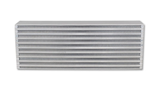 Vibrant Air-to-Air Intercooler Core - Horizontal Flow Bar and Plate Design - 18 x 6.5 x 3.25 Inches