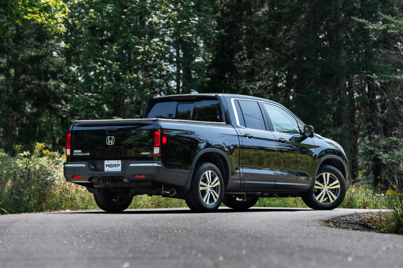 MBRP Armor Lite Series 17-20 Honda Ridgeline 3.6L 2.5-inch Aluminized Steel Cat-Back Exhaust System