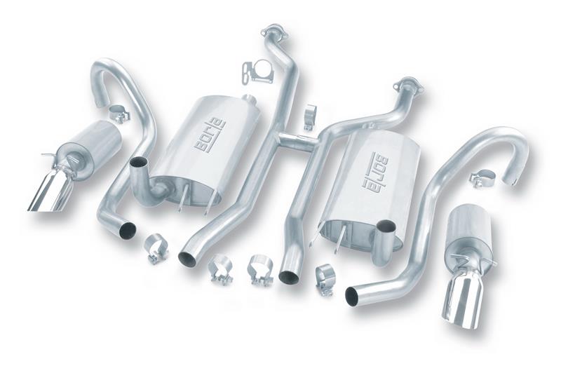 Borla 14504 Touring Cat-Back Exhaust System for 1994-1996 Chevrolet Impala SS and Caprice Classic with 5.7L V8