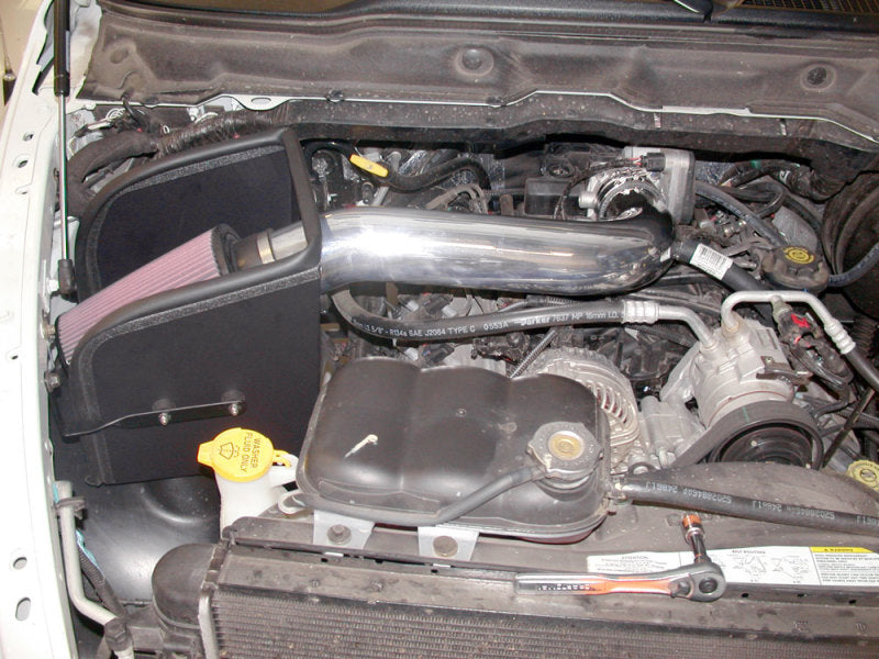 K&N Engineering High Flow Performance Cold Air Intake Kit for Dodge Ram 1500 (2005-2008) – Part Number 77-1533KP