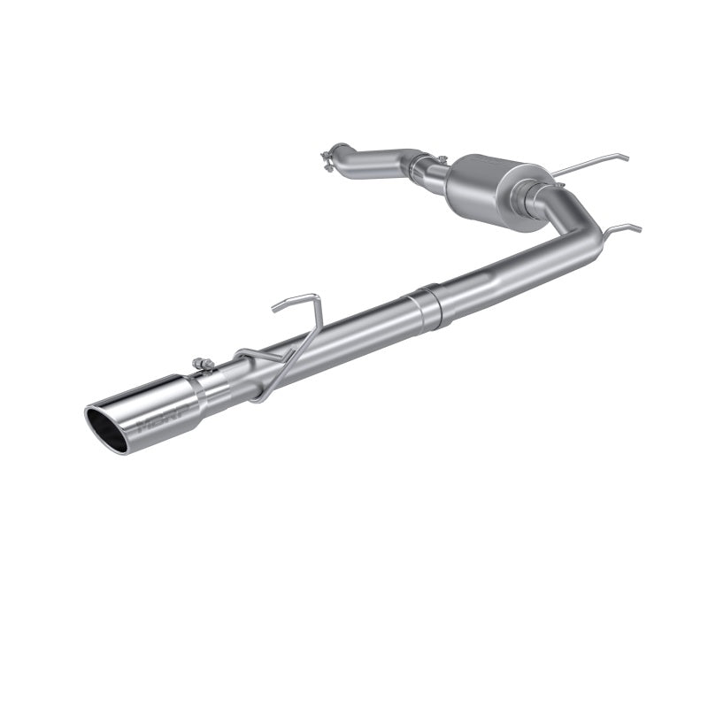 MBRP S5267AL Aluminized Steel 4-inch Tip Single Side Exit Cat Back Exhaust for Ford Maverick 2022-2024