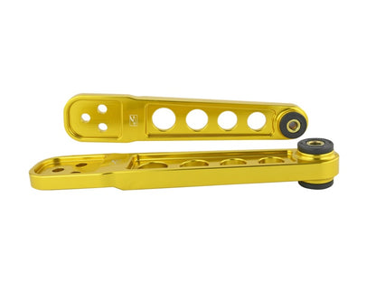 Skunk2 Racing Gold Anodized Rear Lower Control Arm for 2001-2005 Honda Civic — Precision CNC Billet Aluminum Replacement
