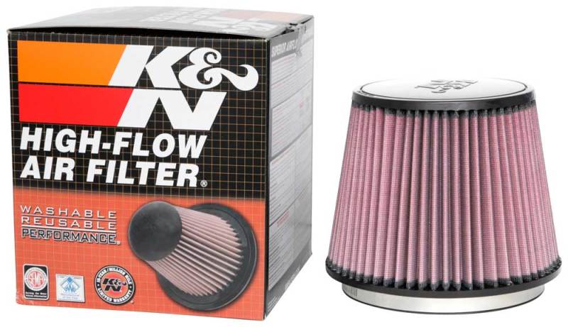 K&N Engineering Universal Clamp-On Air Filter 6 Inch Flanged - Fits Ford F-250 Super Duty (Part No. RU-5173)