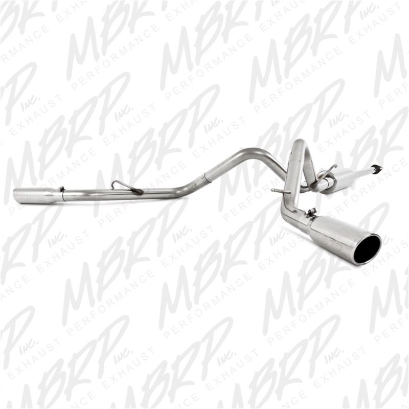 MBRP Armor Plus Series 05-13 Toyota Tacoma 4.0L Dual Split Side Exit Cat Back Exhaust System with T409 Stainless Steel and 3.5-inch Tips