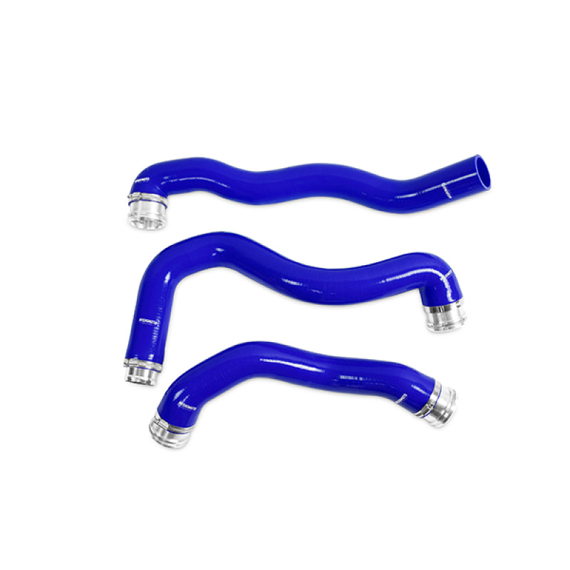 Mishimoto 08-10 Ford 6.4L Powerstroke Coolant Hose Kit (Blue) with Aluminum Couplers