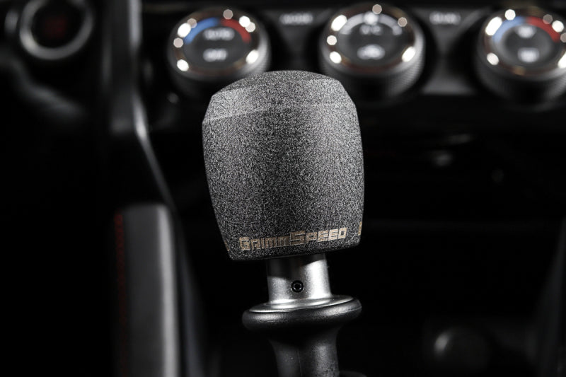 GrimmSpeed Stainless Steel Black Stubby Shift Knob M12x1.25