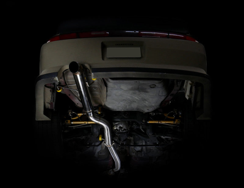 ISR Performance Series II EP Single Tip Blast Pipe Exhaust for 1995-1998 Nissan 240sx (S14)