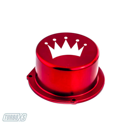 Turbo XS Billet Aluminum Vacuum Pump Cover for 2015-2016 Subaru WRX - Red