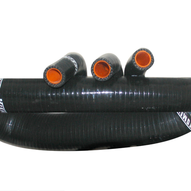 Mishimoto 86-93 Ford Mustang Black Silicone Radiator Hose Kit Part Number MMHOSE-MUS-86BK
