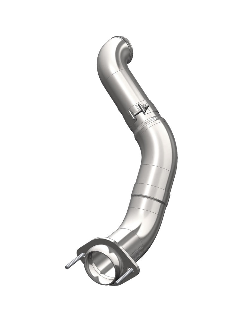 MBRP Armor Lite Turbo Down Pipe for 2011-2013 Ford F-250 Super Duty 6.7L Powerstroke – 4-inch Diameter, Aluminized Steel, Fully Sealed Tubing