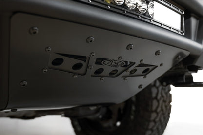 Addictive Desert Designs 21-23 Ford F-150 Pro Bolt-On Front Bumper with Light Mounts in Hammer Black
