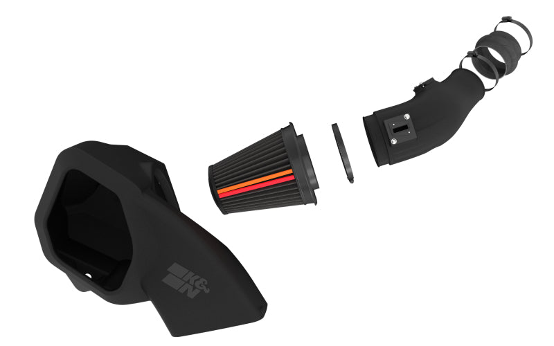 K&N Engineering 50-1583D NextGen Dry Flow Cold Air Intake for Ram 2500/3500 with 6.7L Diesel Engine
