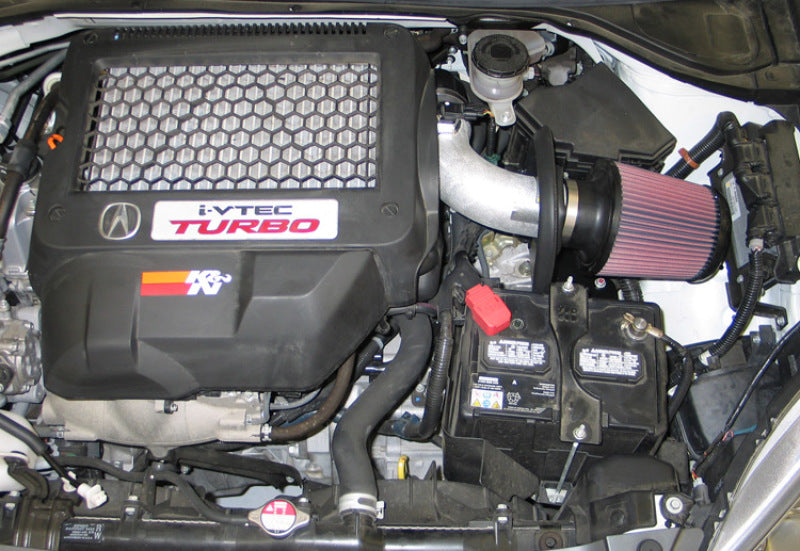 K&N Engineering 69-0017TS Silver Typhoon Short Ram Intake for Acura RDX 2007-2011