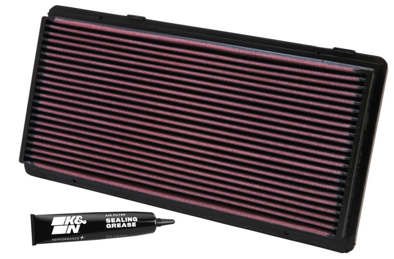 K&N Engineering 33-2122 High-Flow Reusable Air Filter for Jeep Cherokee 2.5L/4.0L