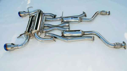 Invidia 03-08 Infiniti G35 Coupe Gemini Rolled Titanium Tip Cat-back Exhaust