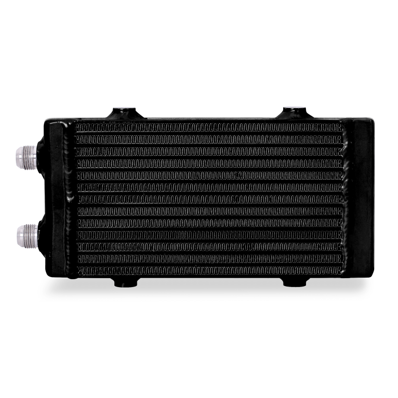 Mishimoto Universal Small Bar and Plate Dual Pass Black Oil Cooler for Ford Mustang