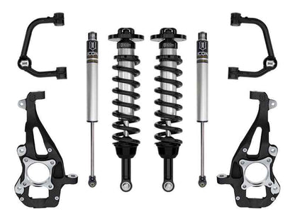 ICON 21-23 Ford F150 4WD 3.5-4.5in  Stage 1 Suspension System With Tubular Upper Control Arms