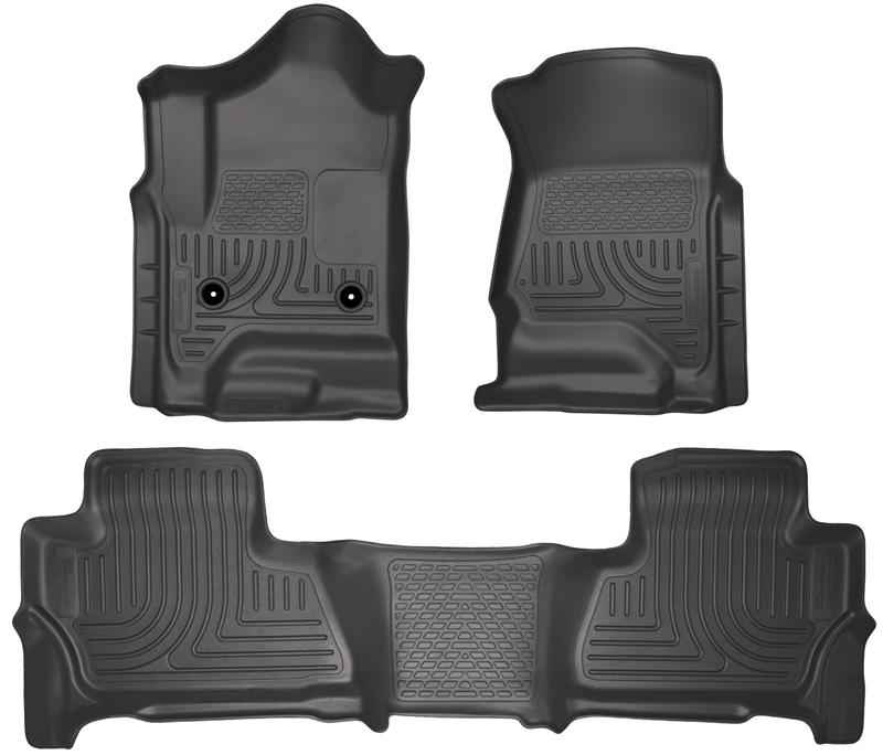Husky Liners 2015 Chevy/GMC Suburban/Yukon XL WeatherBeater Combo Black Front&2nd Seat Floor Liners