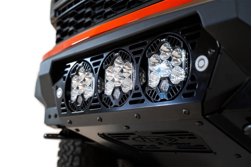 Addictive Desert Designs Ford Raptor Bomber Front Bumper with Baja Designs LP6 Mounts – 2021+ F-150