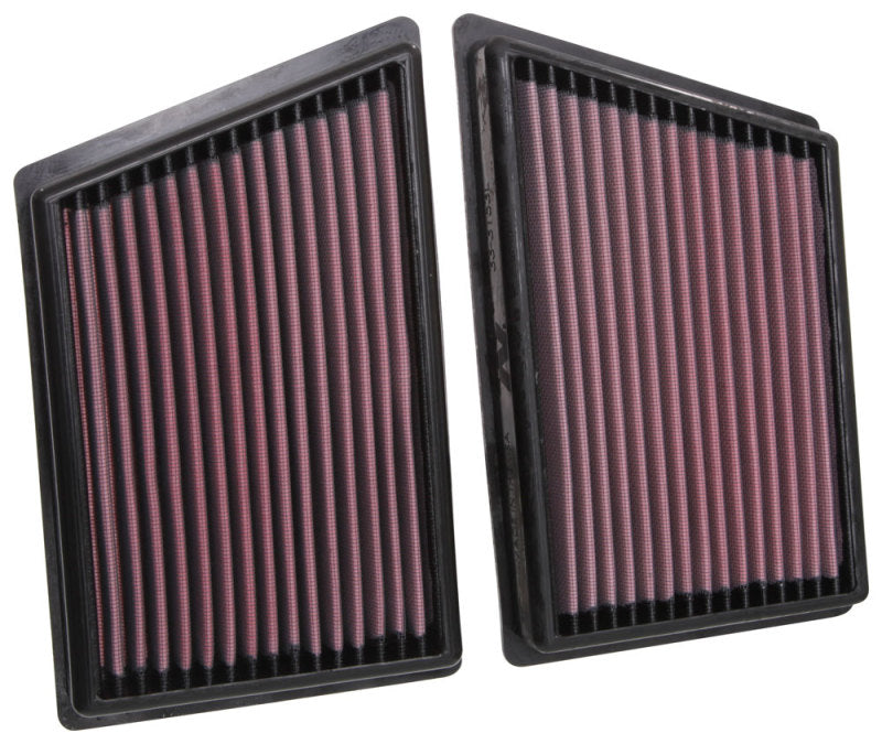 K&N Engineering 33-3153 High-Flow Drop-In Replacement Air Filter for 2019-2020 Porsche 911 3.0L H6 F/I