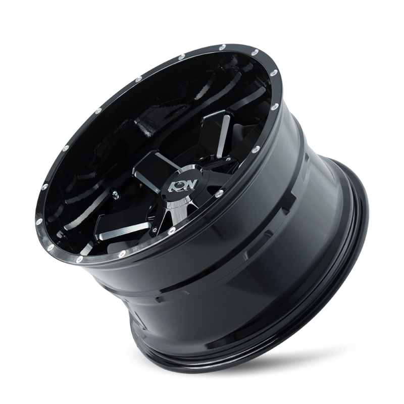ION Wheels Type 141 17x9 Gloss Black Milled Wheel with Dual Bolt Pattern