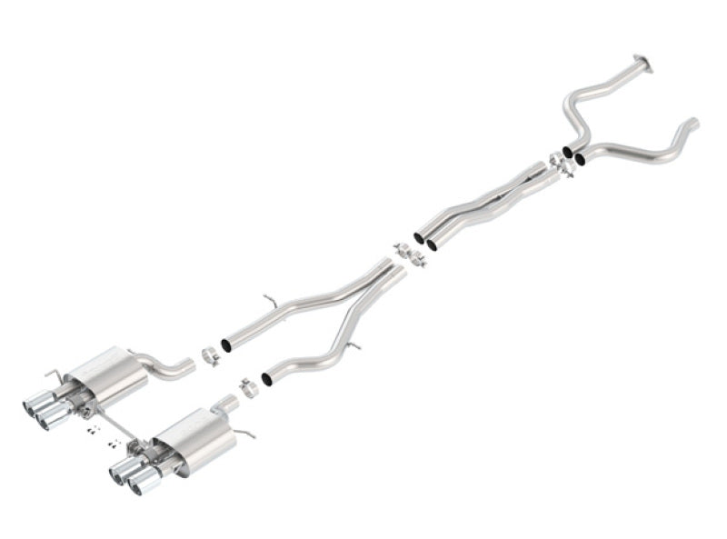 Borla 2016-2019 Cadillac ATS-V 3.6L Twin Turbo Catback Exhaust System with Dual Mode Valves