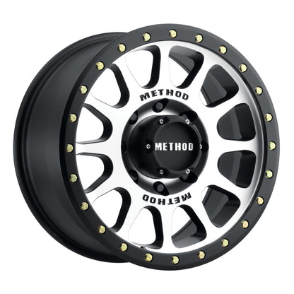 Method MR305 NV 17x8.5 Inch Off-Road Wheel with 8x170 Bolt Pattern and Machined/Black Finish