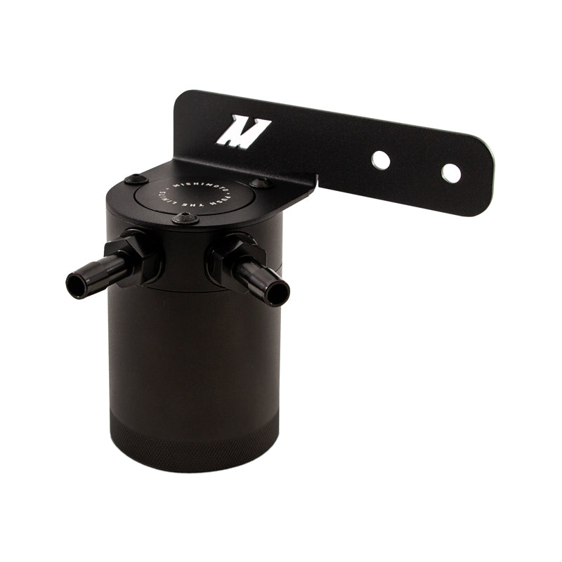 Mishimoto 2016+ Honda Civic 1.5L Turbo Baffled Oil Catch Can Kit - Black (Part MMCC-CIV-16PBE)