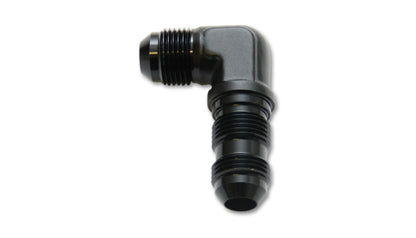 Vibrant -16AN Bulkhead Adapter 90 Degree Elbow Fitting in Anodized Black