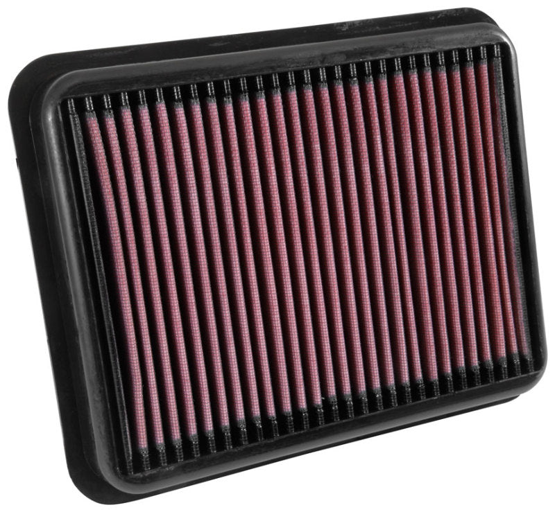 K&N Engineering 33-3062 High-Flow Drop-In Air Filter for Toyota Land Cruiser 2.8L L4 (2015-2017)