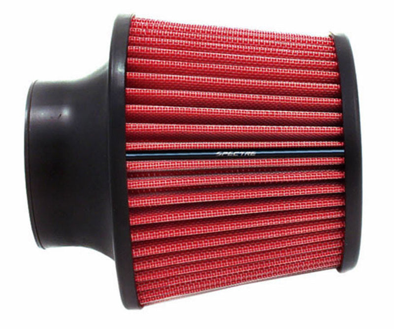 Spectre Conical Air Filter - Round Tapered 3 Inch Diameter with Red Washable Media