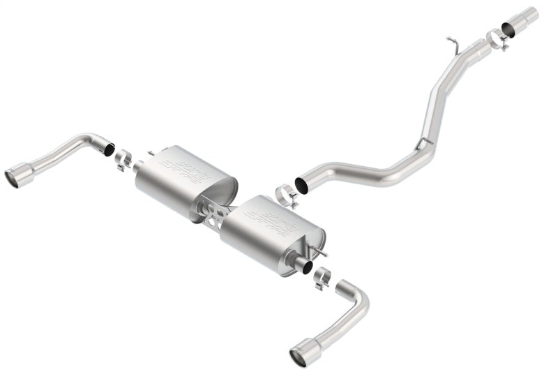Borla S-Type Cat-Back Exhaust System for 2014-2020 Audi A3 Quattro 2.0L Turbo, Part #140682