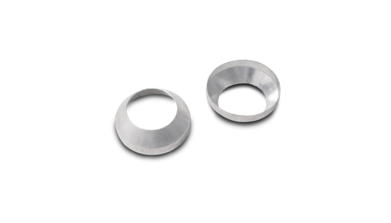 Vibrant 30 Degree Aluminum Conical Seals with 19.55mm ID - Pack of 2