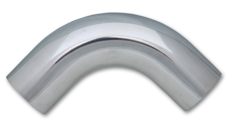 Vibrant 1 inch OD Aluminum Tubing with 90 Degree Bend - Polished, Part Number 2117