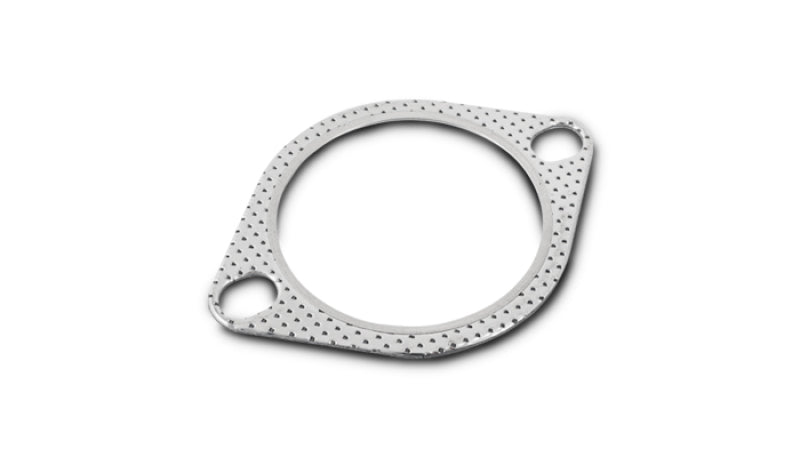 Vibrant 2-Bolt High Temperature Exhaust Gasket (2-inch I.D.) – Multi-Layer Graphite, Leak-Free Seal, Automotive Performance