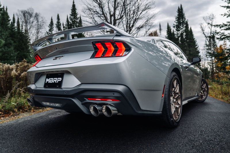 MBRP Armor Lite Series 3-Inch Street Profile Catback Exhaust System for 2024-2025 Ford Mustang with 4-Inch Tips