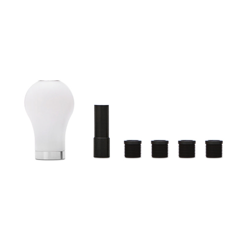 Mishimoto Teardrop Shift Knob - White | Precision Manual Transmission Accessory