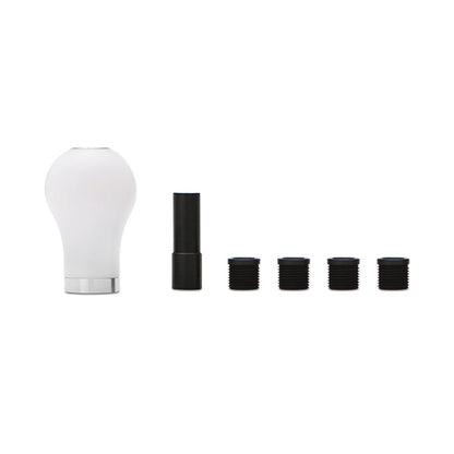 Mishimoto Teardrop Shift Knob - White | Precision Manual Transmission Accessory