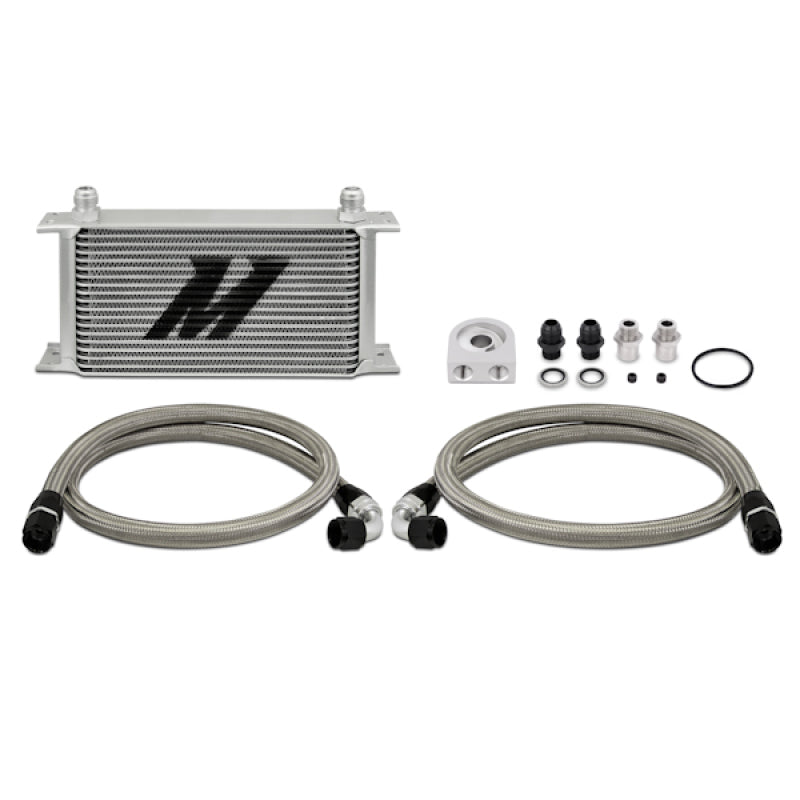 Mishimoto Universal 19-Row Oil Cooler Kit for High-Performance Vehicles