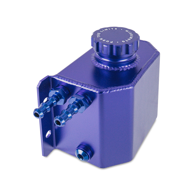 Mishimoto 1 Quart Aluminum Coolant Overflow Tank - Blue