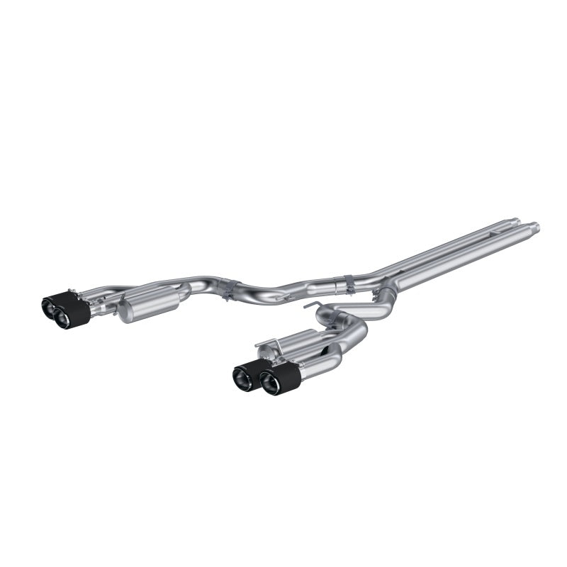 MBRP S72073CF Armor Pro Series Exhaust System for 2018-2022 Ford Mustang GT with Quad Carbon Fiber Tips