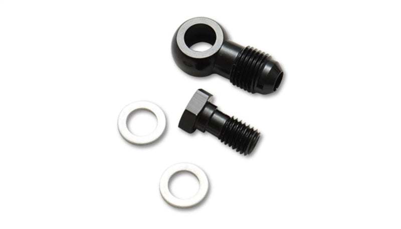 Vibrant -6AN Male Banjo Fitting 10mm x 1.0 Metric Aluminum with Washers