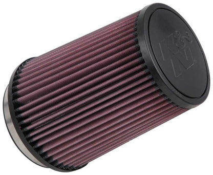 K&N Engineering Universal Rubber Air Filter - 4 Inch Flange, 5 3/8 Inch Base, 4 3/8 Inch Top, 7 Inch Height