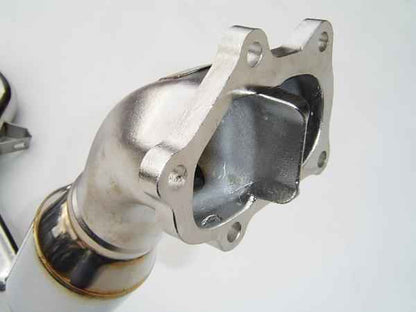 Invidia 02-07 WRX/STi Polished Divorced Waste Gate Downpipe with High Flow Cat