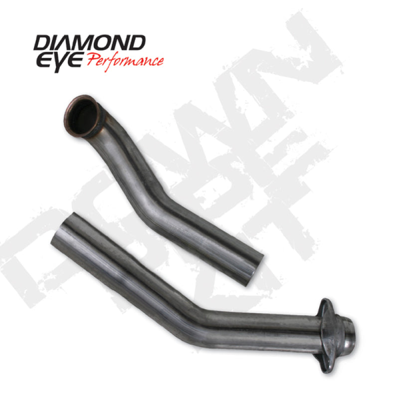 Diamond Eye Performance 3-inch Stainless Steel Downpipe Kit for Ford 7.3L Powerstroke 1994-1997.5