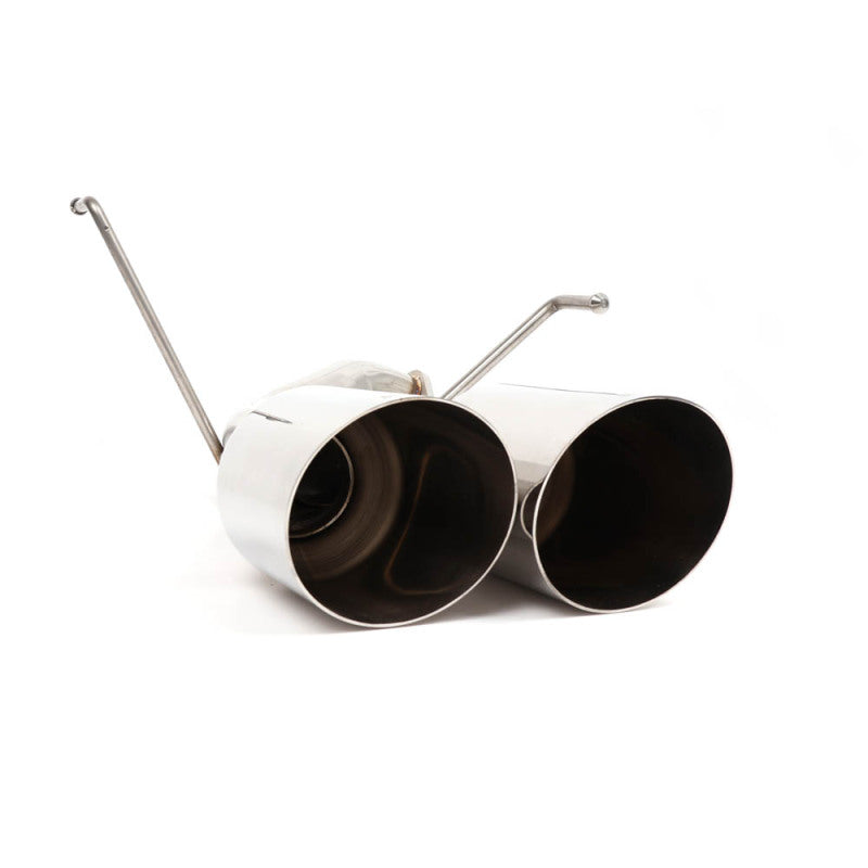 BLOX Racing 2022+ WRX Muffler Delete / Axle Back Single Wall 4-inch Polished Tips