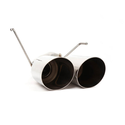 BLOX Racing 2022+ WRX Muffler Delete / Axle Back Single Wall 4-inch Polished Tips